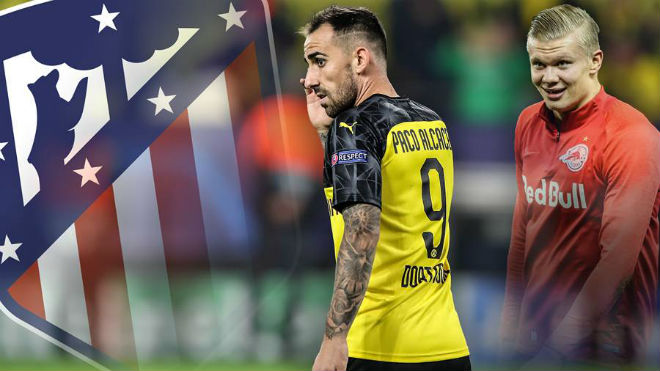 Atletico Madrid sáng cửa có Paco Alcacer khi Dortmund vừa mua được Erling Haaland