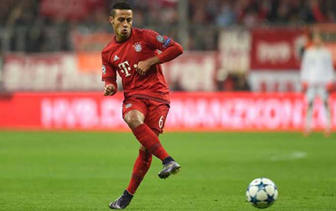 Thiago trong màu áo Bayern Munich