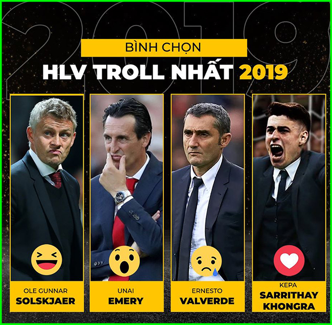 Dân mạng bình chọn HLV troll nhất năm 2019.