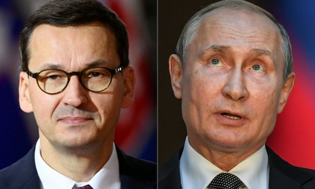 Thủ tướng Ba Lan bất bình với Tổng thống Nga Vladimir Putin.