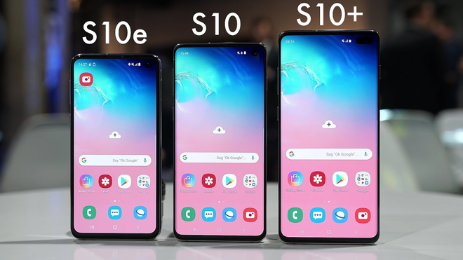 Bộ ba Galaxy S10 cũng lọt top smartphone bán ra nhiều nhất năm nay.