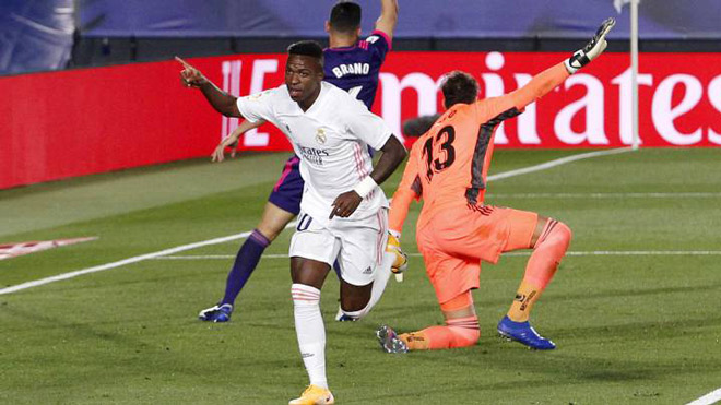 Vinicius là tác giả bàn thắng duy nhất của trận đấu