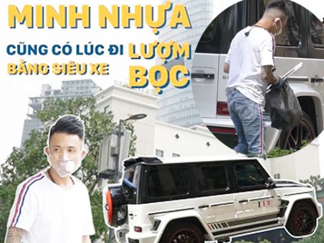 Đời sống Showbiz - Đại gia Minh Nhựa bị mỉa mai khi lái siêu xe 13 tỷ đi... nhặt rác