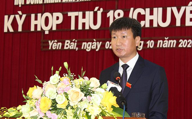 Tân Chủ tịch UBND tỉnh Yên Bái Trần Huy Tuấn