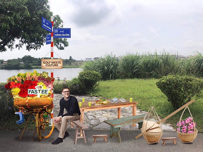 Dấu ấn Hà Nội được đan cài khéo léo tại sân golf Sky Lake, tạo nên trải nghiệm chơi golf mới lạ, hấp dẫn