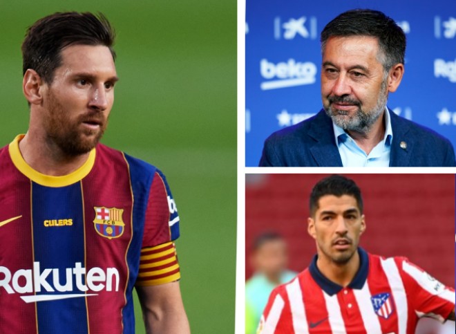 Mối quan hệ giữa Bartomeu và Messi không thể cứu vãn sau khi Chủ tịch Barca ủng hộ bán Luis Suarez