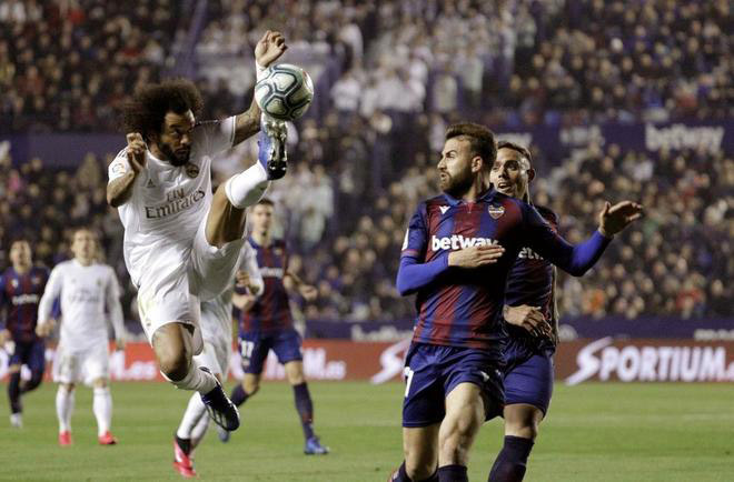 Real Madrid từng thua 0-1 khi làm khách của Levante ở La Liga cách đây 8 tháng