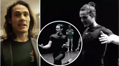 Cavani bất ngờ theo học múa ballet