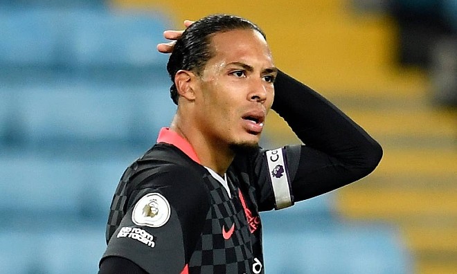 Van Dijk không hoàn thành nhiệm vụ