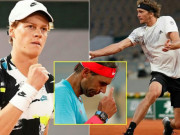 Thể thao - Zverev khó thở, sốt vẫn thi đấu: Nadal hưởng lợi ở Roland Garros?