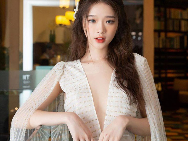 Linh Ka diện váy tôn ngực ở tuổi 18 nhưng bị chế giễu