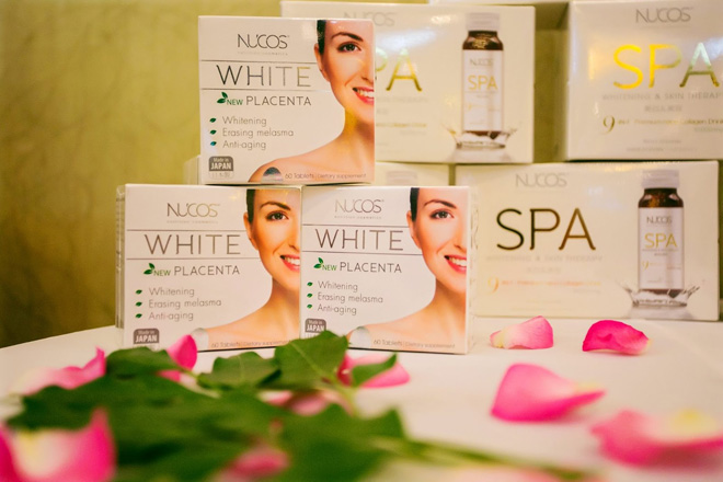 Sản phẩm Nucos White và sản phẩm Nucos Spa của công ty Profa