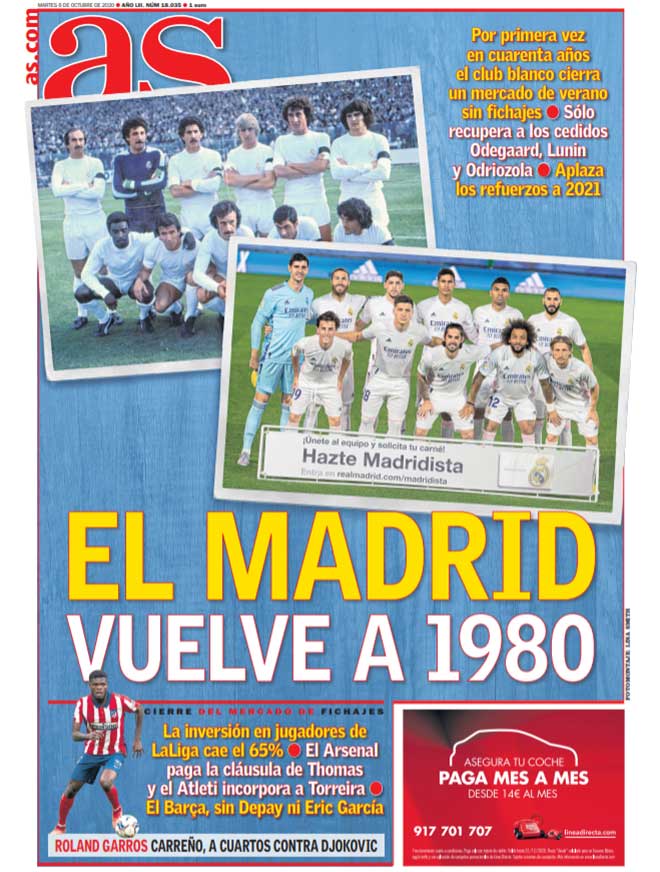 Real Madrid lần đầu tiên sau 40 năm có một mùa hè không tuyển quân mới