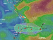 Tin tức trong ngày - Vùng áp thấp tiến gần Phú Yên – Khánh Hòa, nhiều nơi đang mưa rất to