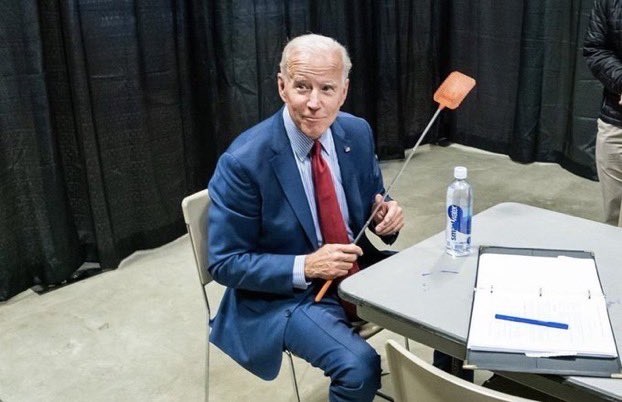 Ứng viên Tổng thống đảng Dân chủ Joe Biden có phản ứng hài hước trước vụ việc. Ảnh: Twitter Joe Biden