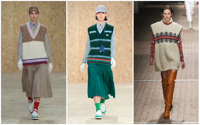 Áo sweater vest là thiết kế phủ sóng sàn catwalk Thu – Đông 2020 - 2