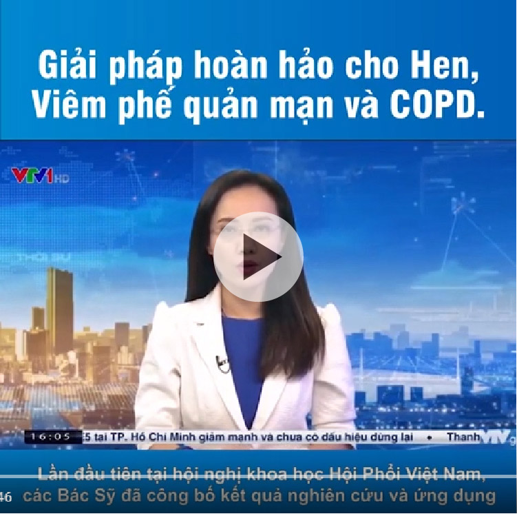 HTV7 đưa tin: Hoa Kỳ công nhận hiệu quả của phương pháp hỗ trợ điều trị mới COPD của Việt Nam