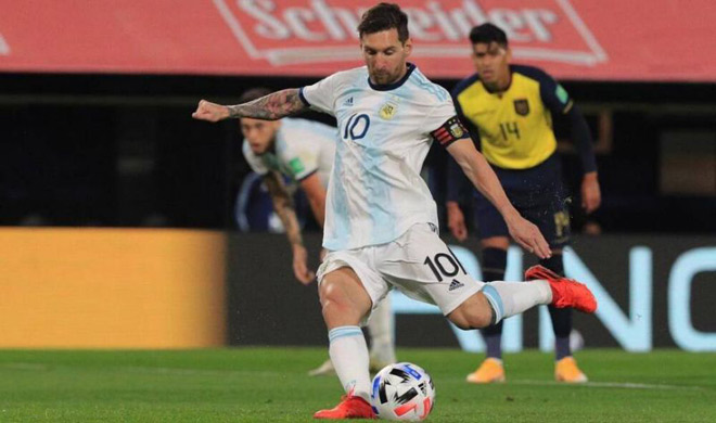 Messi tỏa sáng giúp Argentina thắng nhọc Ecuador khi ra quân ở vòng loại World Cup 2022 khu vực Nam Mỹ