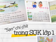 Giáo dục - du học - &quot;Sạn&quot; chi chít trong SGK lớp 1 khiến phụ huynh nổi nóng