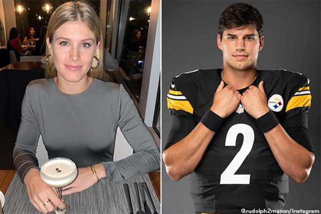 Eugenie Bouchard đang hẹn hò cầu thủ bóng bầu dục Mỹ Mason Rudolph