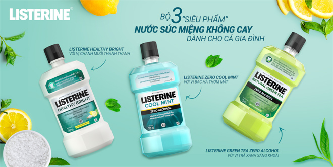 Nước súc miệng vị trà xanh, chanh muối không cay nhưng vẫn “bao” hiệu quả - 3