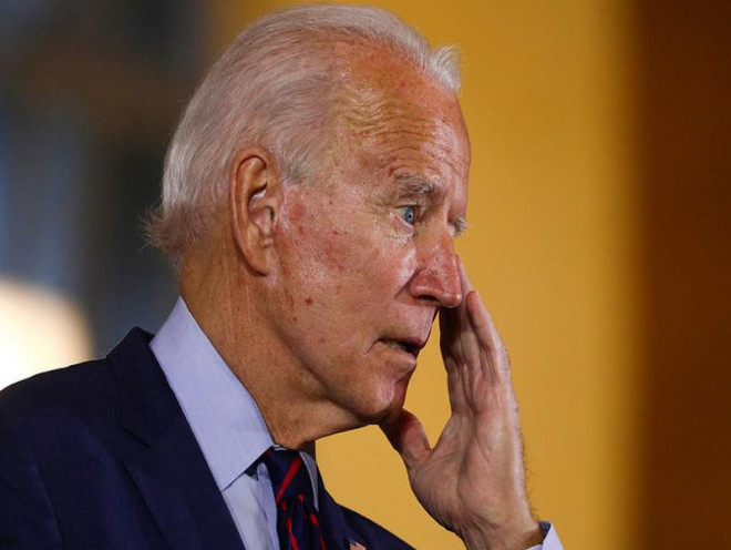 Ứng cử viên tổng thống Mỹ đảng Dân chủ Joe Biden xuất hiện tại một sự kiện tranh cử hôm 12-10, ở bang Ohio, Mỹ.&nbsp; Ảnh: REUTERS