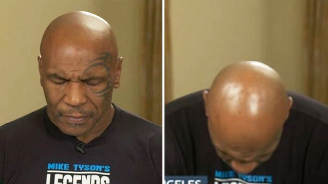 Mike Tyson dường như đã bị "quá tải"