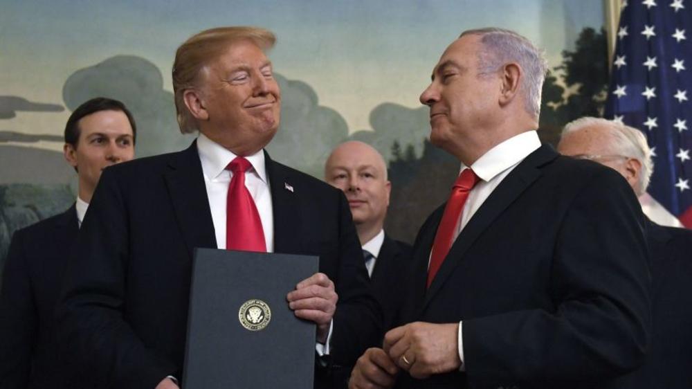 Ông Trump bị cáo buộc là khiến Palestine “tổn thương” trong suốt 4 năm qua (ảnh: Aljazeera)