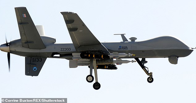 Máy bay không người lái mang vũ khí MQ-9 Reaper.