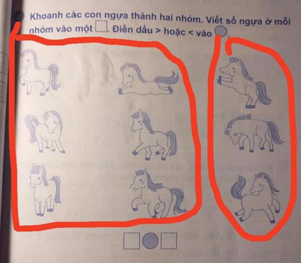 Đây là một trong số những cách giải mà các bậc phụ huynh đưa ra đáp án cho bài toán trên.