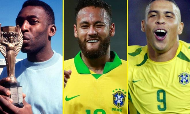 Sau khi vượt qua đàn anh Ronaldo de Lima, Neymar đang nhắm đến việc san bằng kỷ lục ghi nhiều bàn thắng nhất ở ĐT Brazil mà "Vua bóng đá" Pele đang nắm giữ