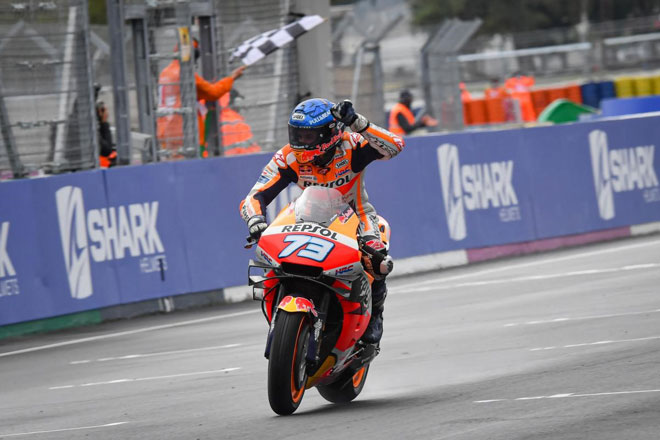 A.Marquez xuất sắc giành podium MotoGP đầu tiên