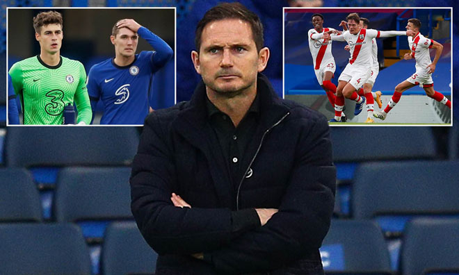 HLV Frank Lampard cảm thấy thất vọng vì Chelsea không giữ được thành quả trước Southampton