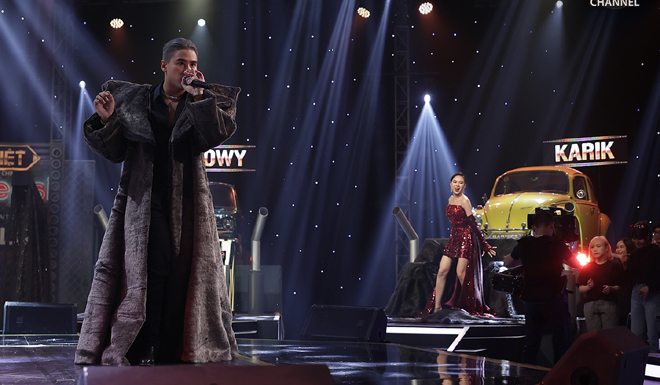 Lưu Hiền Trinh hỗ trợ phần thi của G.Ducky