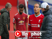 Bóng đá - Solskjaer - Fernandes lại vui vẻ khi MU thắng to, Liverpool quá lo vì Van Dijk (Clip 1 phút Bóng đá 24H)