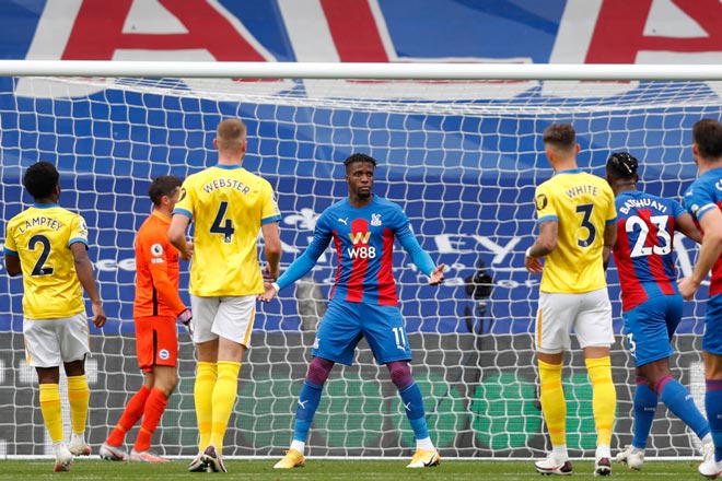 Crystal Palace đã không thể bảo toàn được cách biệt mong manh