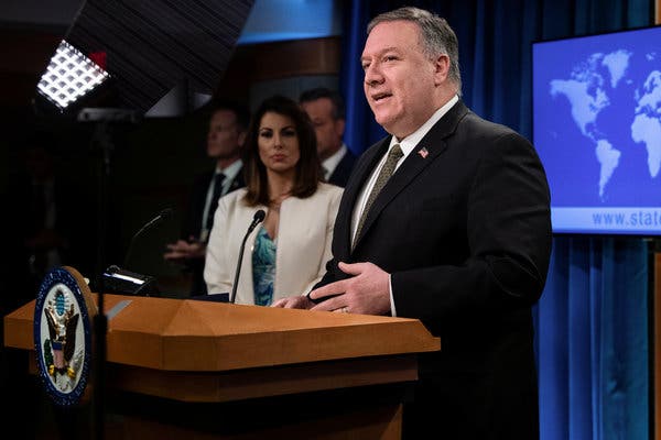 Ngoại trưởng Mỹ Mike Pompeo.