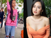 Đời sống Showbiz - Mai Phương Thúy, Nhã Phương lộ dung nhan thật khi bị người đi đường &quot;chụp trộm&quot;