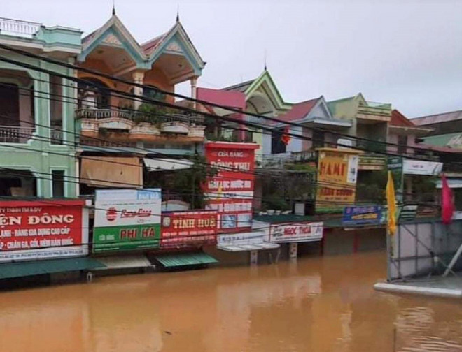 Thị trấn Kiến Giang trong cơn "đại hồng thủy"