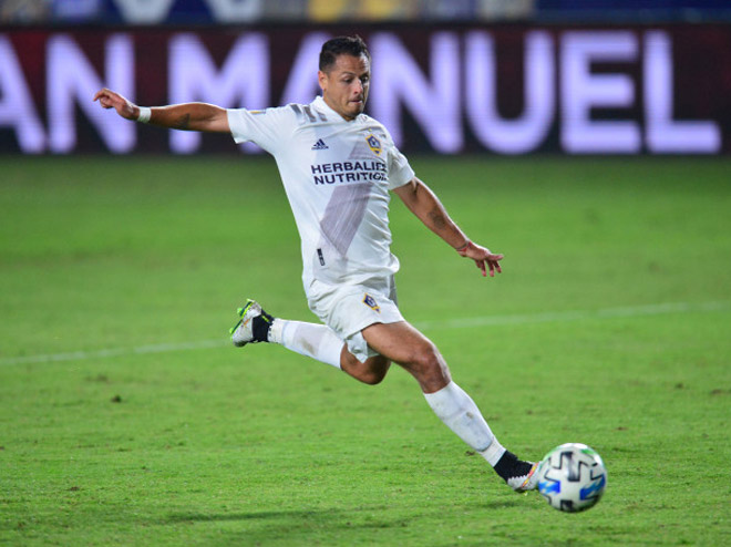 Chicharito đang thi đấu cho LA Galaxy tại Mỹ