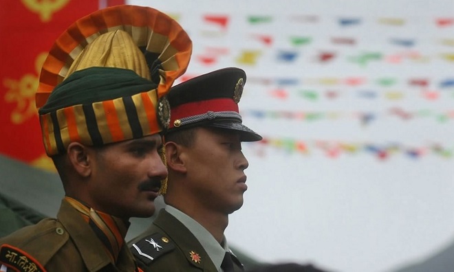 Binh sĩ Trung Quốc và Ấn Độ. Ảnh minh họa.