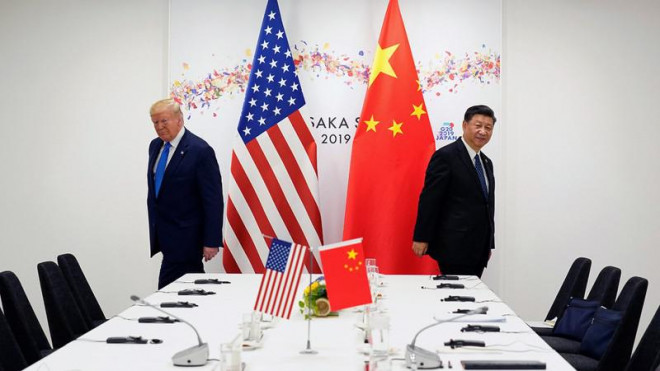 Tổng thống Mỹ Donald Trump (trái) và Chủ tịch Trung Quốc Tập Cận Bình. Ảnh:&nbsp;REUTERS