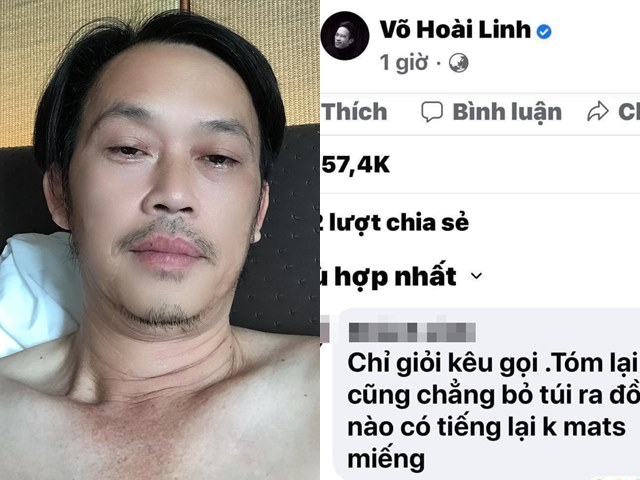 Đời sống Showbiz - Hoài Linh bị nói &quot;chỉ giỏi kêu gọi, không bỏ tiền túi cứu trợ miền Trung&quot; và màn đáp trả thâm thúy