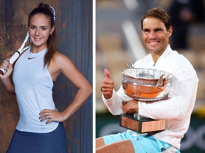 Mỹ nhân&nbsp;Daria Kasatkina bật khóc khi Nadal vô địch Roland Garros