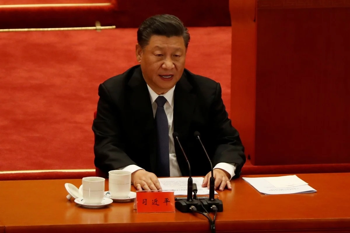 Chủ tịch Trung Quốc Tập Cận Bình đưa ra tuyên bố rắn với Mỹ hôm 23/10. Ảnh: Reuter