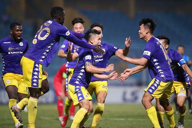 Hà Nội tạm chiếm ngôi đầu bảng V-League trước khi Viettel gặp Hồng Lĩnh Hà Tĩnh