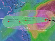 Tin tức trong ngày - Bão số 8 giật cấp 12 đang tăng tốc hướng vào Hà Tĩnh – Quảng Trị