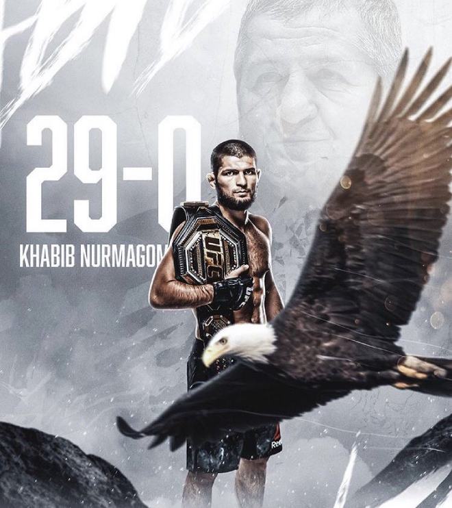 29 trận toàn thắng (13 trận tại UFC), Khabib xứng đáng là một trong những võ sĩ vĩ đại nhất lịch sử MMA