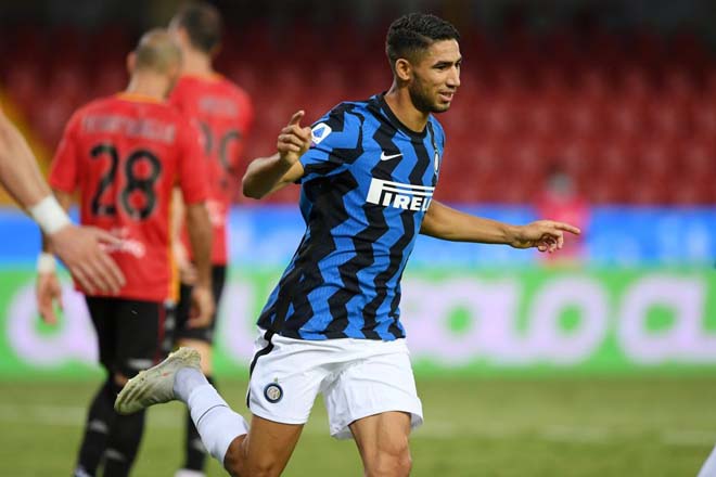 Inter Milan tức giận với UEFA vì Hakimi