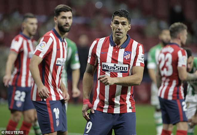 Suarez đang chơi cực kỳ thăng hoa trong màu áo Atletico